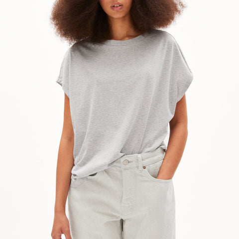 Inaara T-shirt - Grey Melange