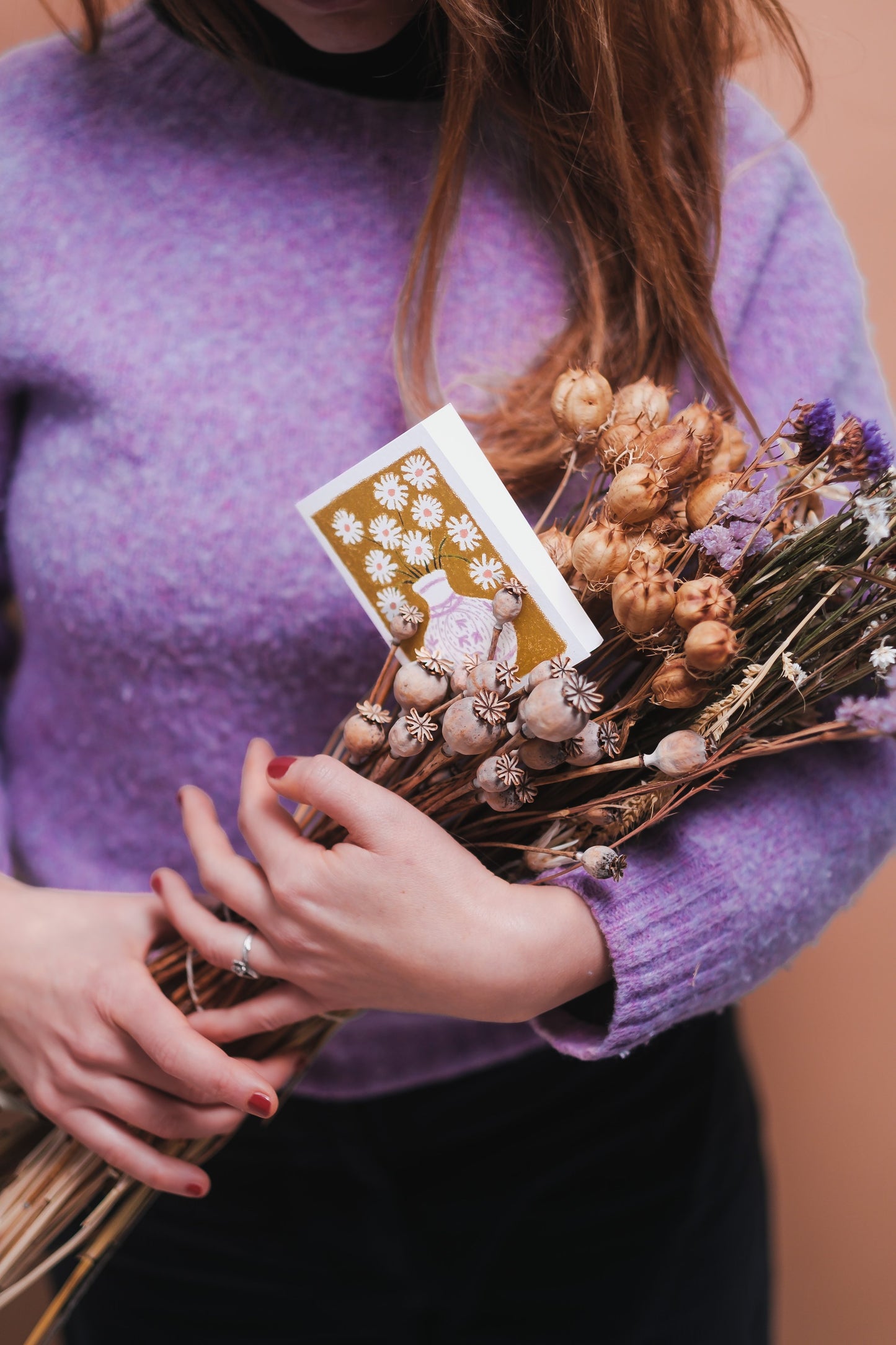 Mini Greeting Card - Wild Daisy