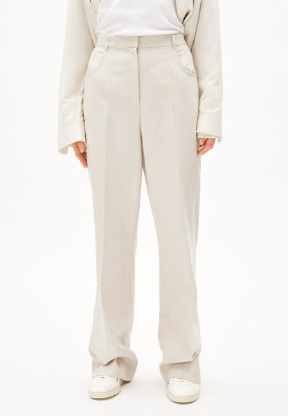 LAST ONE in M - Jumaa Straight Lino Pants - Linen