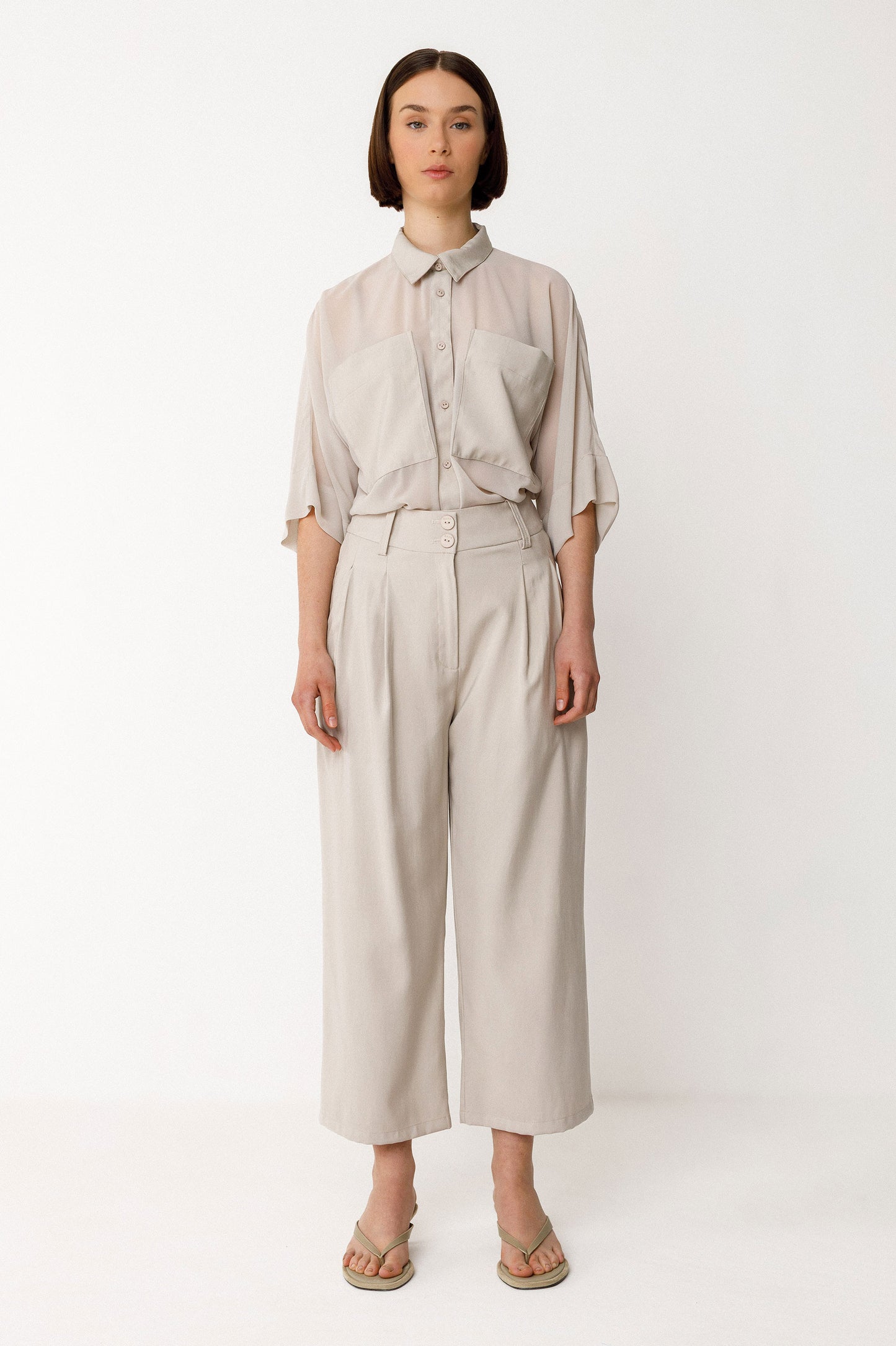 Kaia shirt - Pearl Grey
