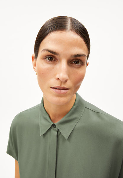 Larisaana Shirt - Grey Green