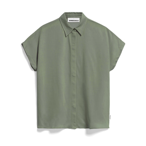 Larisaana Shirt - Grey Green