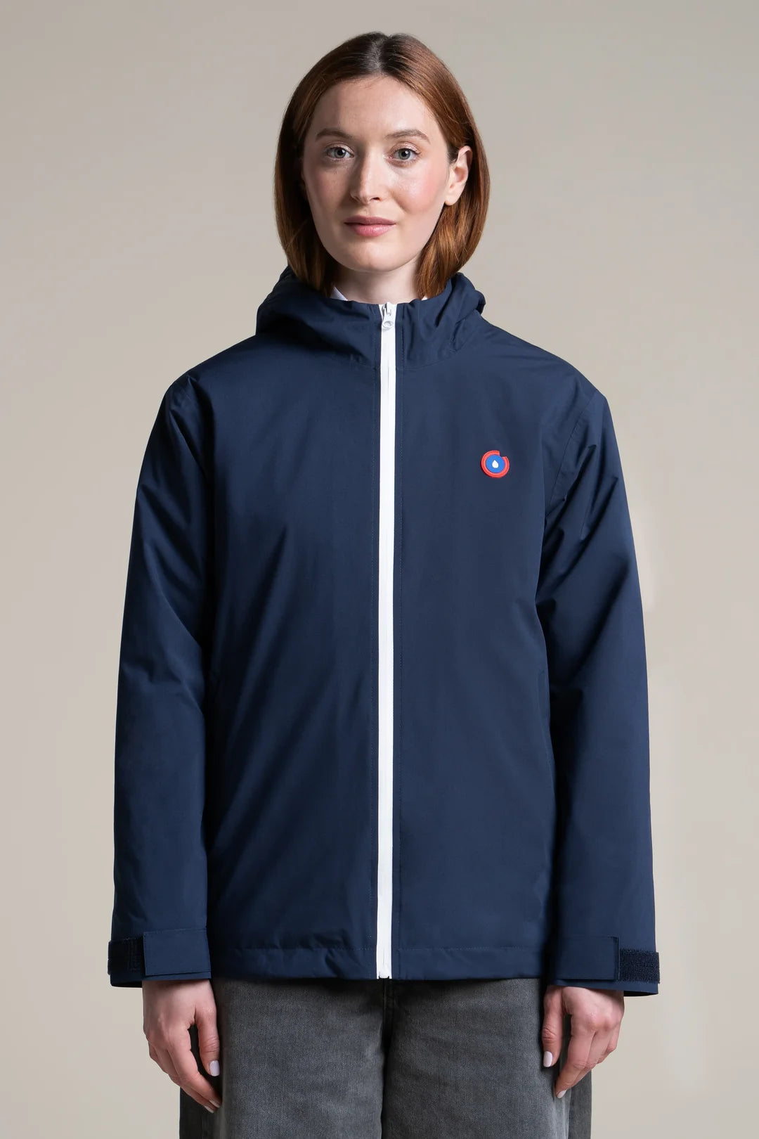 Lazare Short Waterproof Parka - Indigo