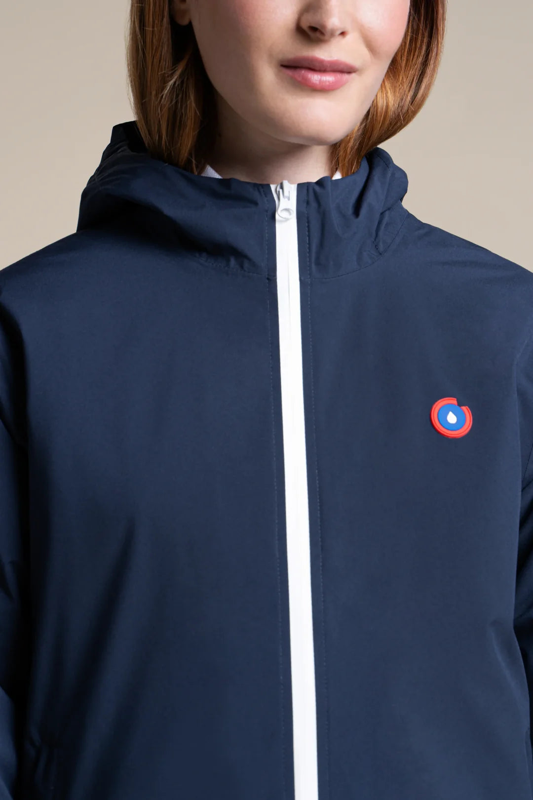 Lazare Short Waterproof Parka - Indigo