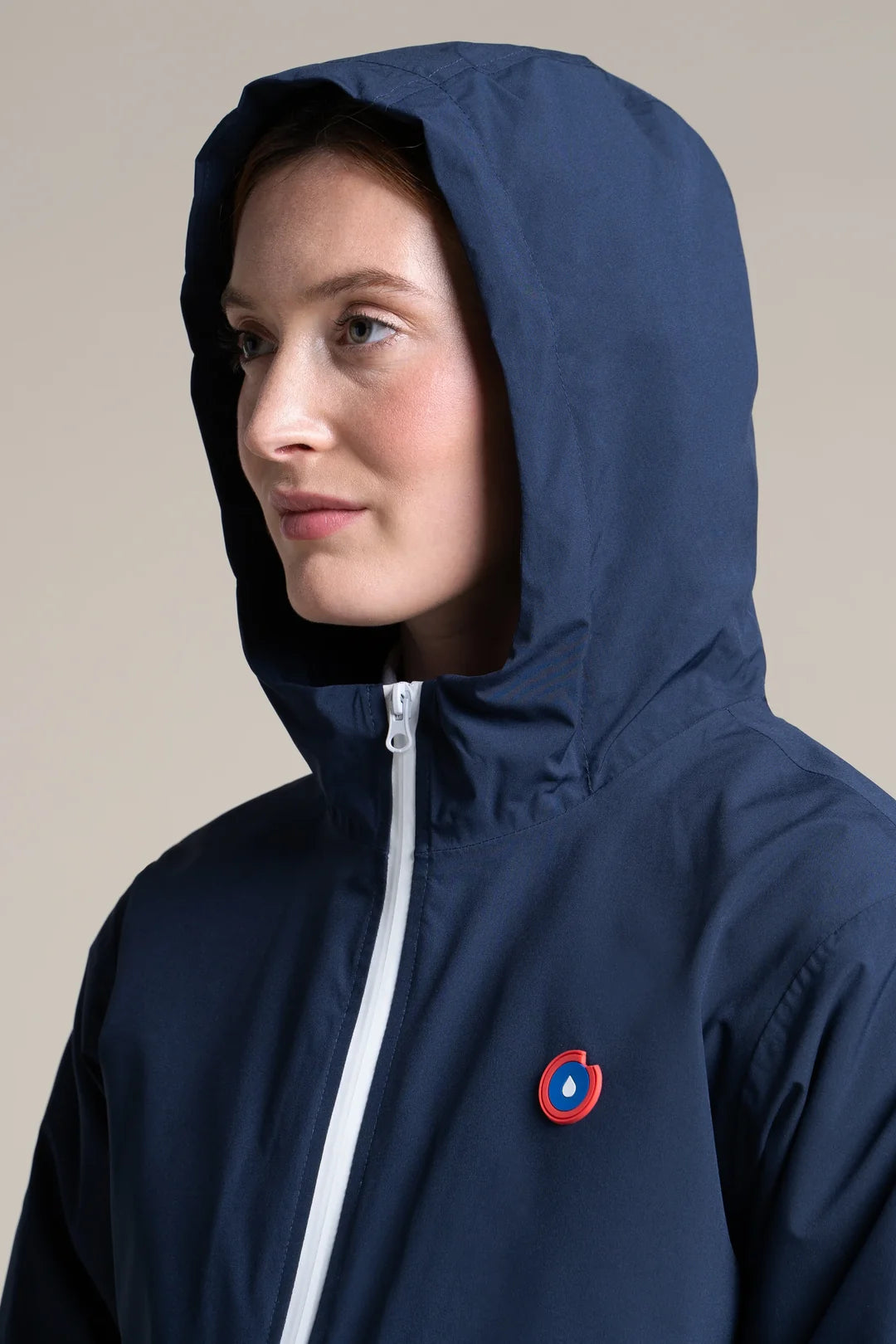 Lazare Short Waterproof Parka - Indigo