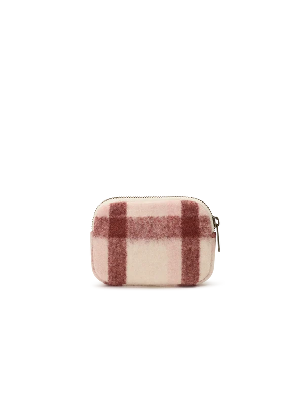Hindbag Lili Coin Purse - Pink Tartan