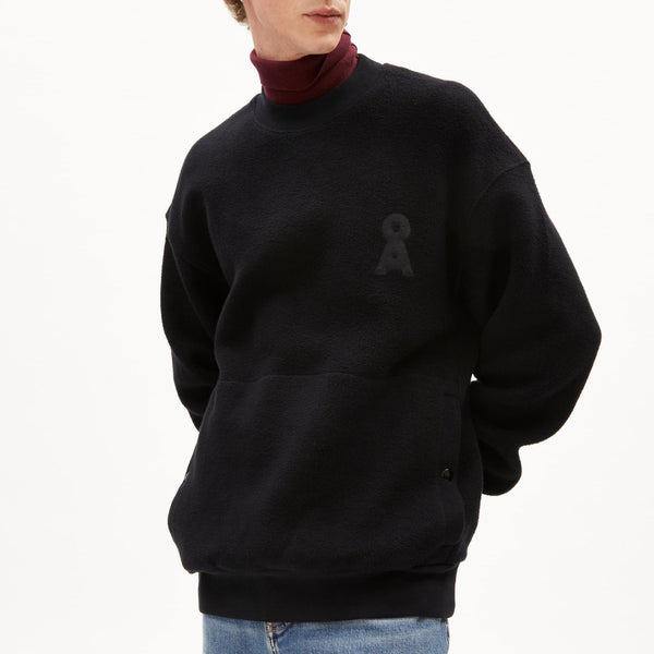 LAST ONE in L - Lomaar Felpa Sweater - Black