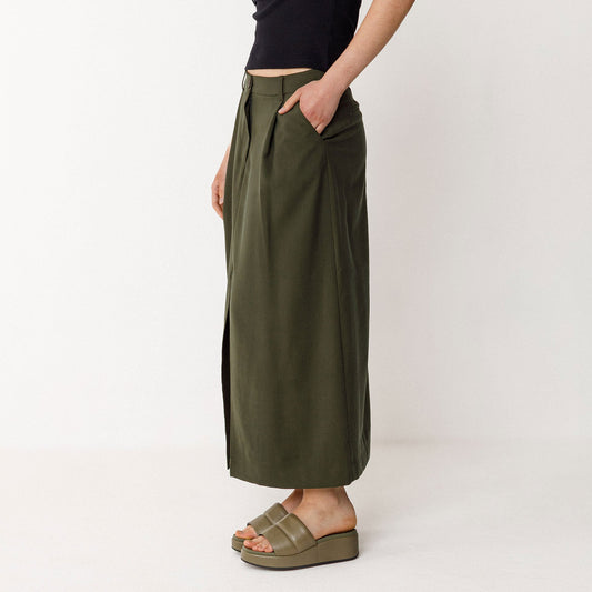 Maora Skirt - Bottle Green