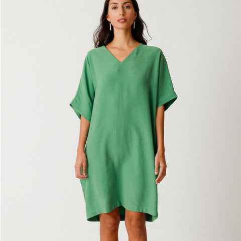 Martzia Dress - Grass Green