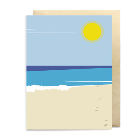 Greeting Card - Beach, Sun and Sea