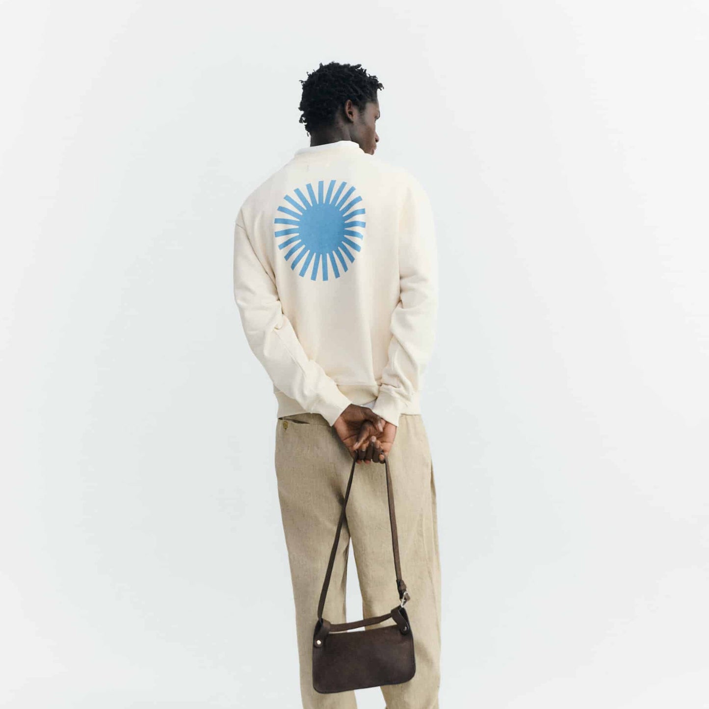 Leon Sol Sweater - Contrast Pannacotta