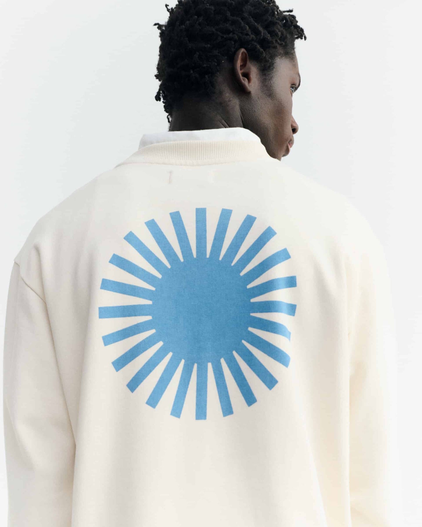 Leon Sol Sweater - Contrast Pannacotta