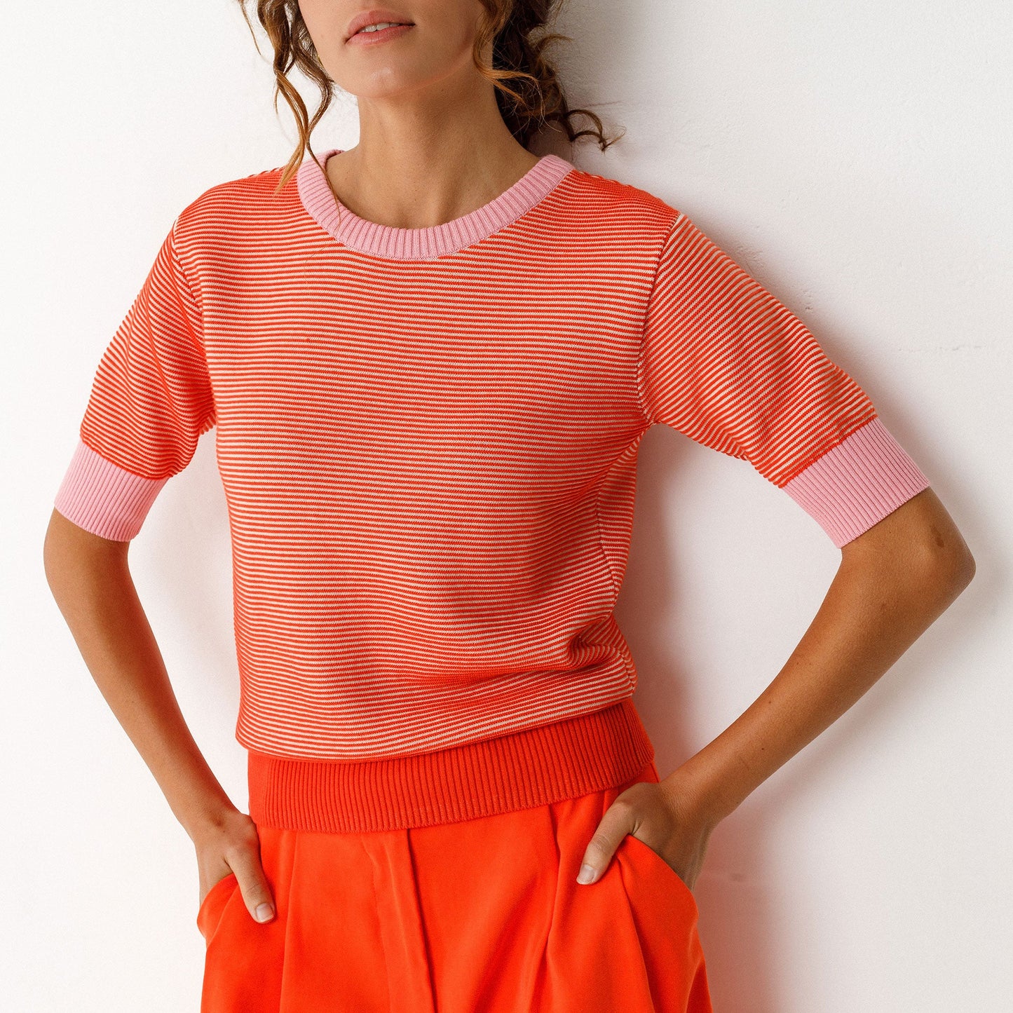 Muike Jumper - Pink/Orange