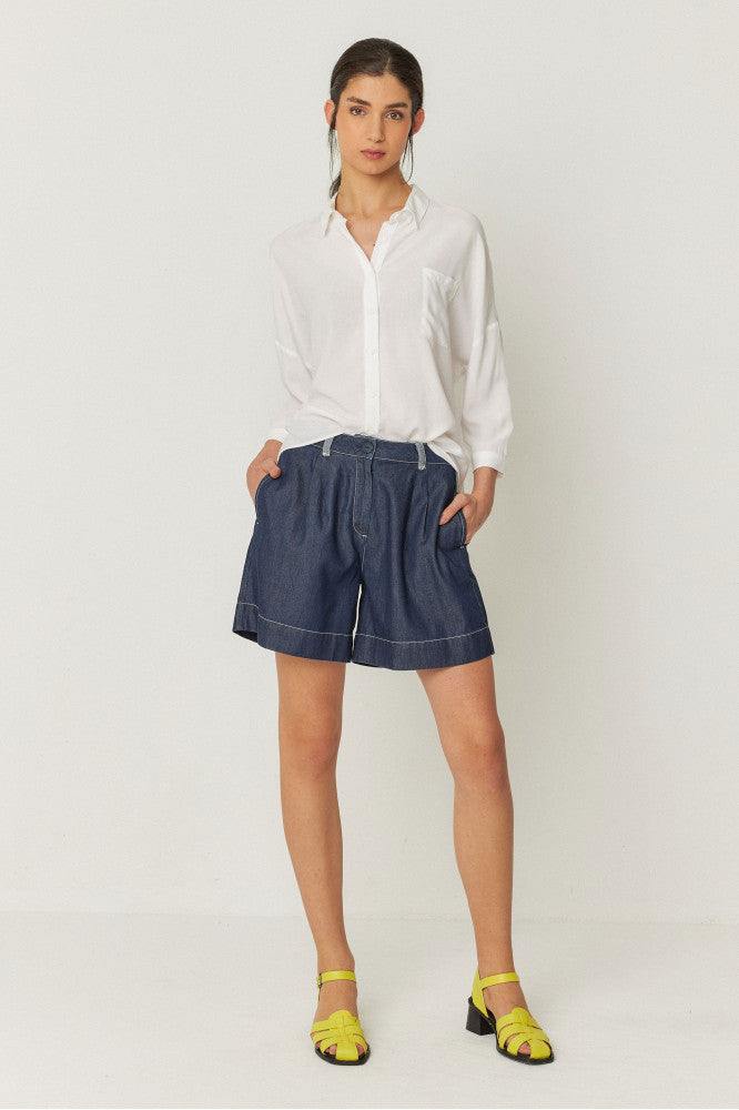 Naroa Shorts - Raw Denim