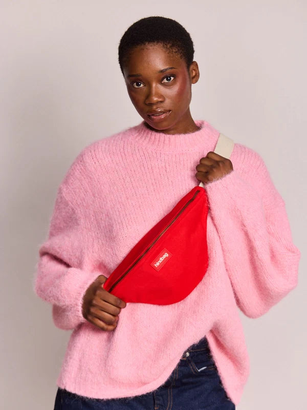 Olivia Banana bag - Carmin Red