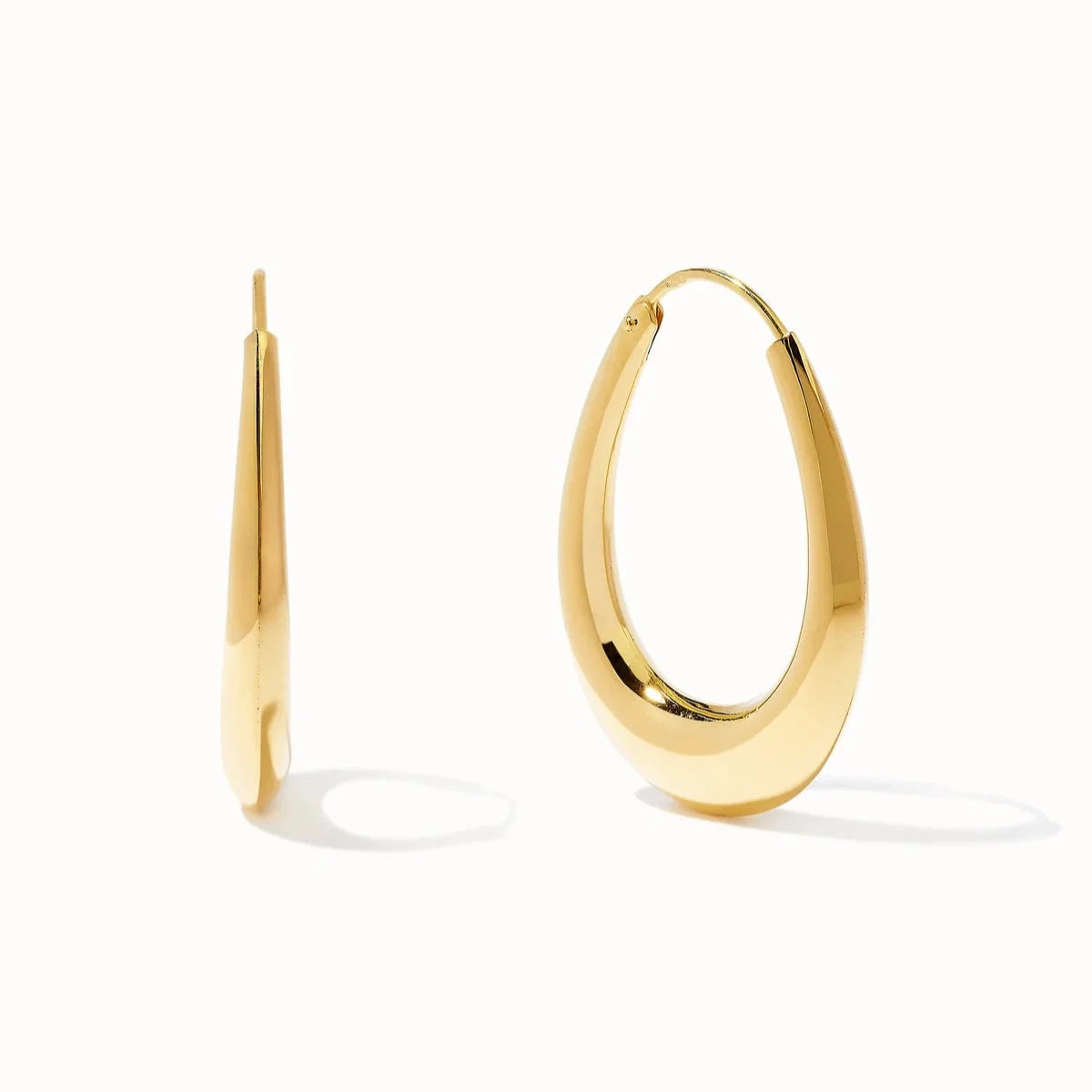 Oval Hoops - Gold