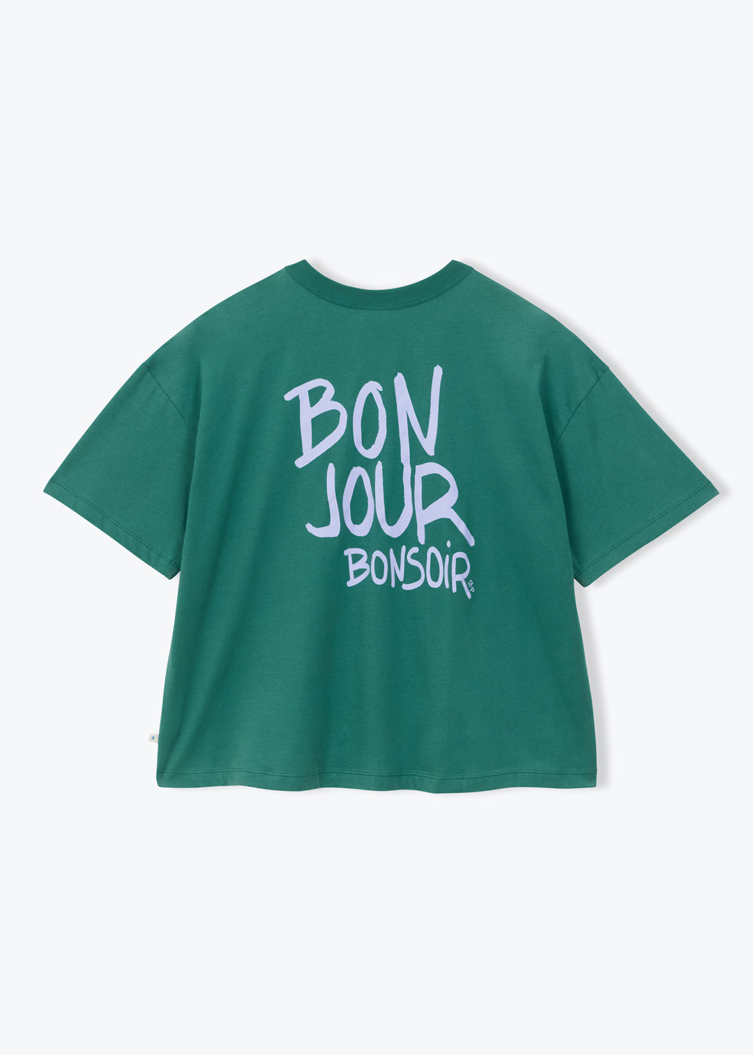 T-shirt Bonjour Bonsoir - Green