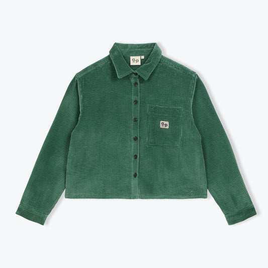 Overshirt Velours - Green