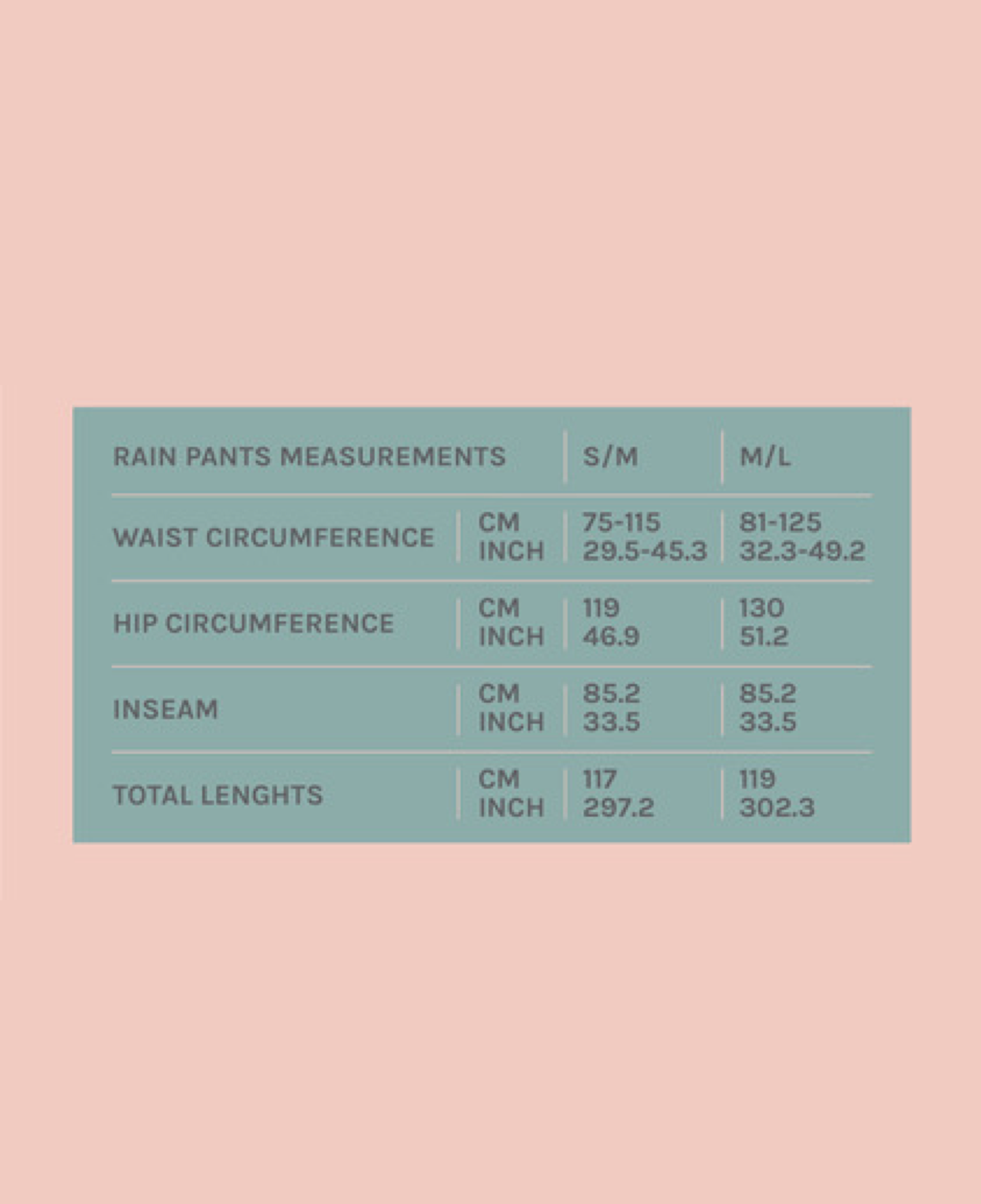 Rain Pants - Back to Black