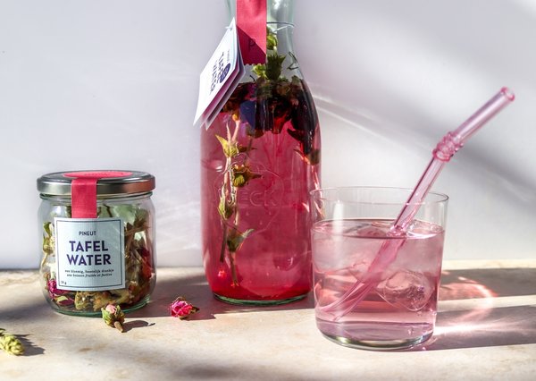 Table Water Jar - Rose, Hibiscus and Mountain-tea