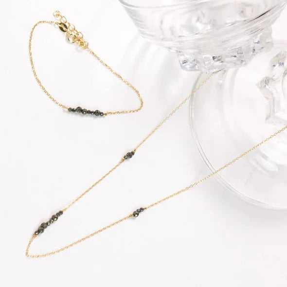 Pyrite Beads Necklace