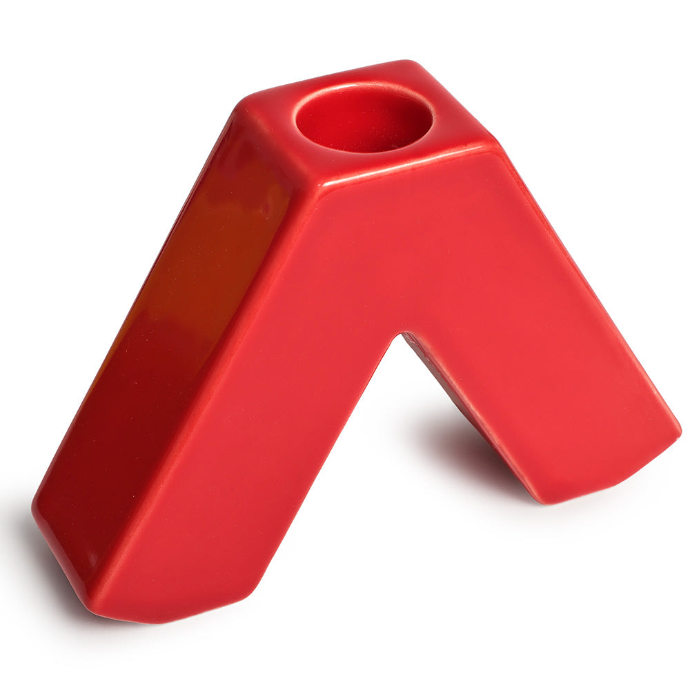 Candle Holder Whywhy - Poppy Red