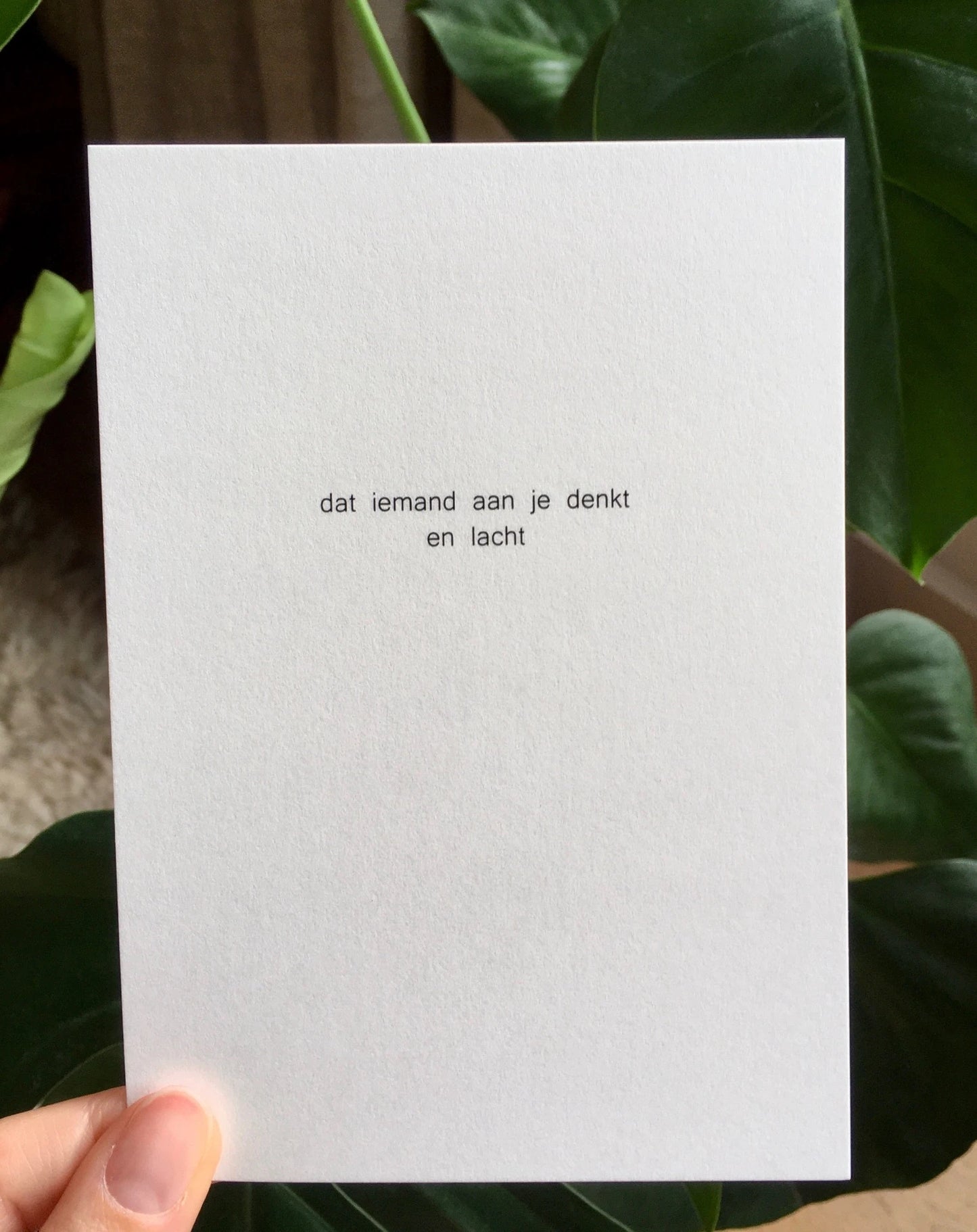 Ruth Van de steene Card #29 - Denkt en Lacht