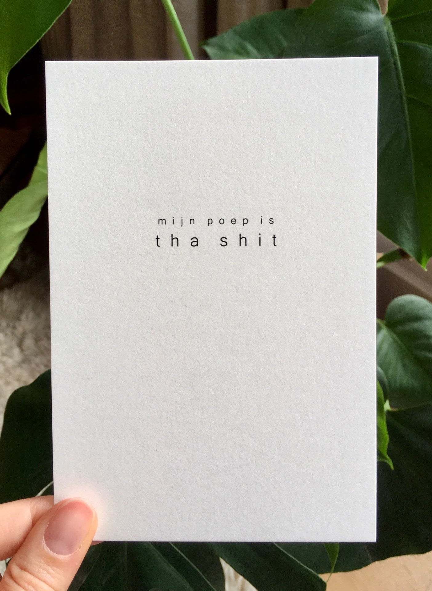 Ruth Van de steene Card #15 - Poep