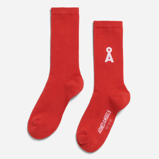 Saamus Bold Socks - Coral Blush