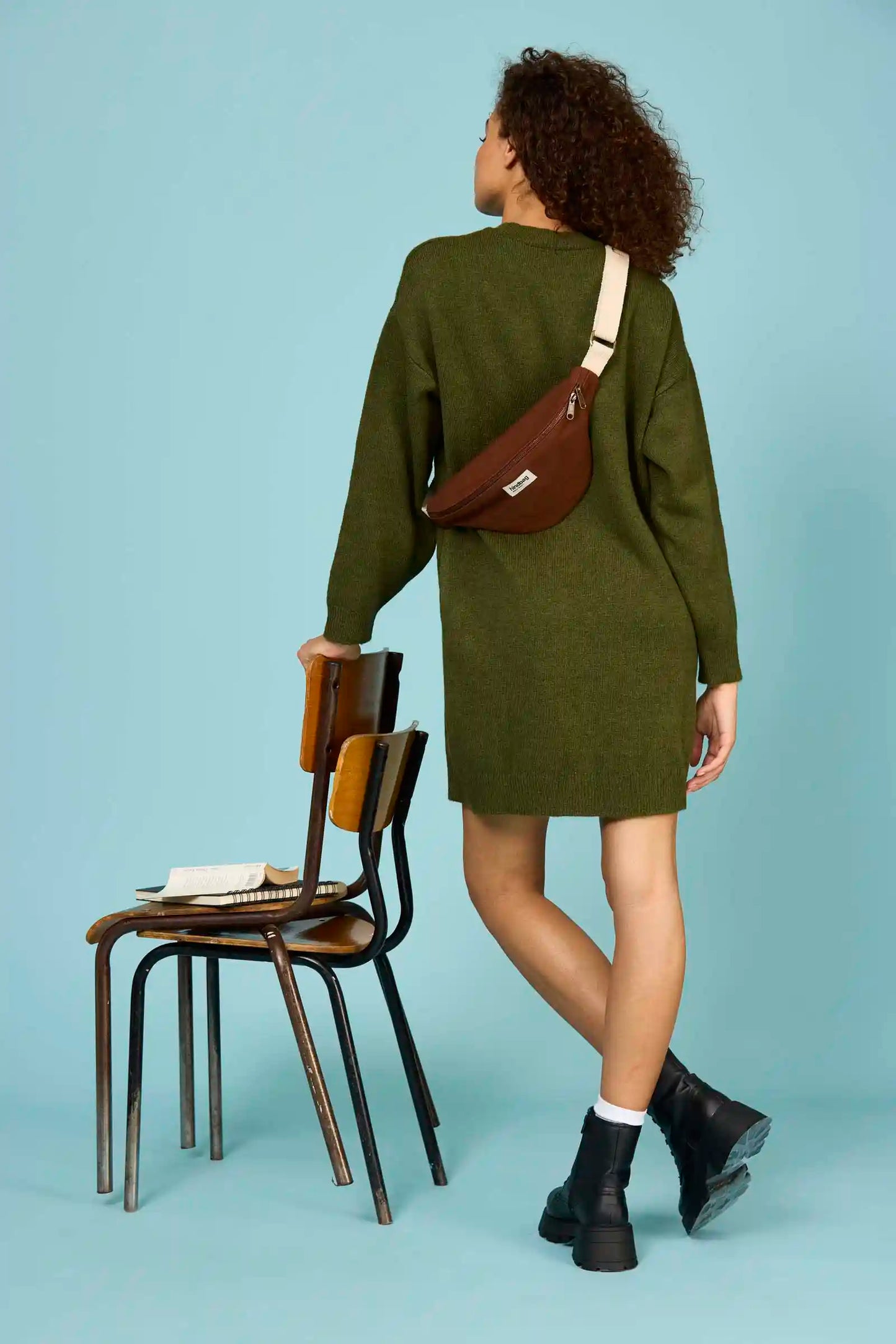 Olivia Banana bag - Chocolate
