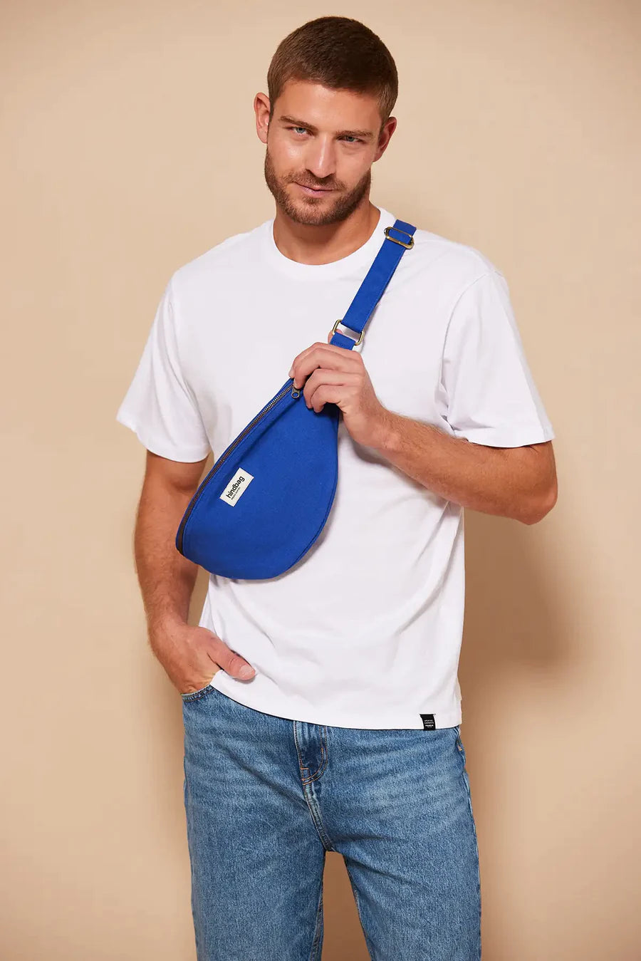 Hindbag Sasha Banana Bag L - Electric Blue