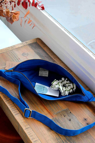 Hindbag Sasha Banana Bag L - Electric Blue