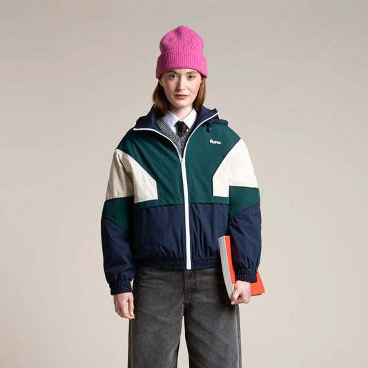 Saint-Martin Jacket Tricolor - Indigo/Sapin