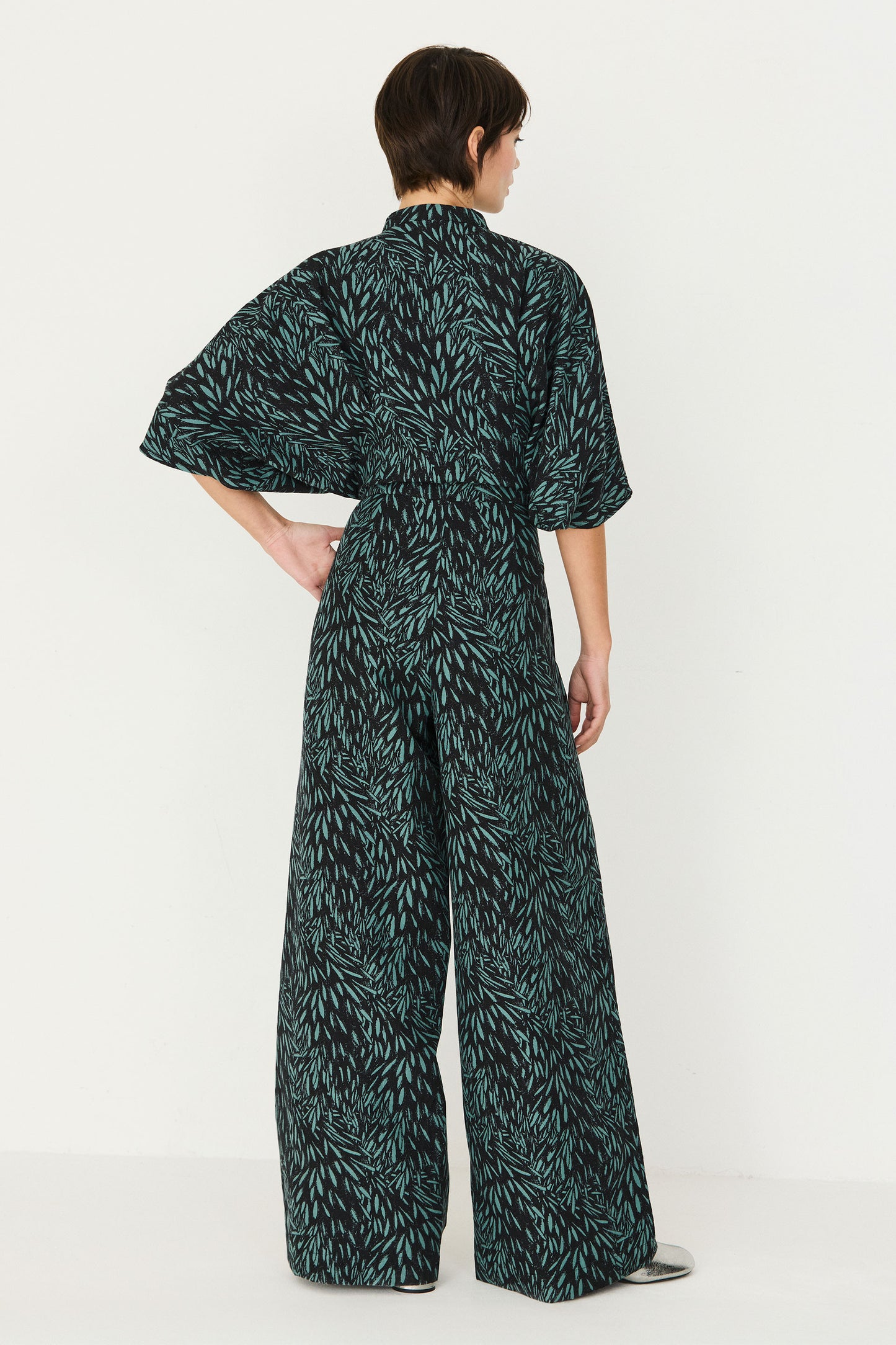 Siloe Jumpsuit - Leaves
