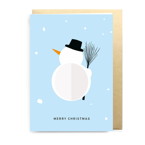 Christmas Greeting Card - Snowman