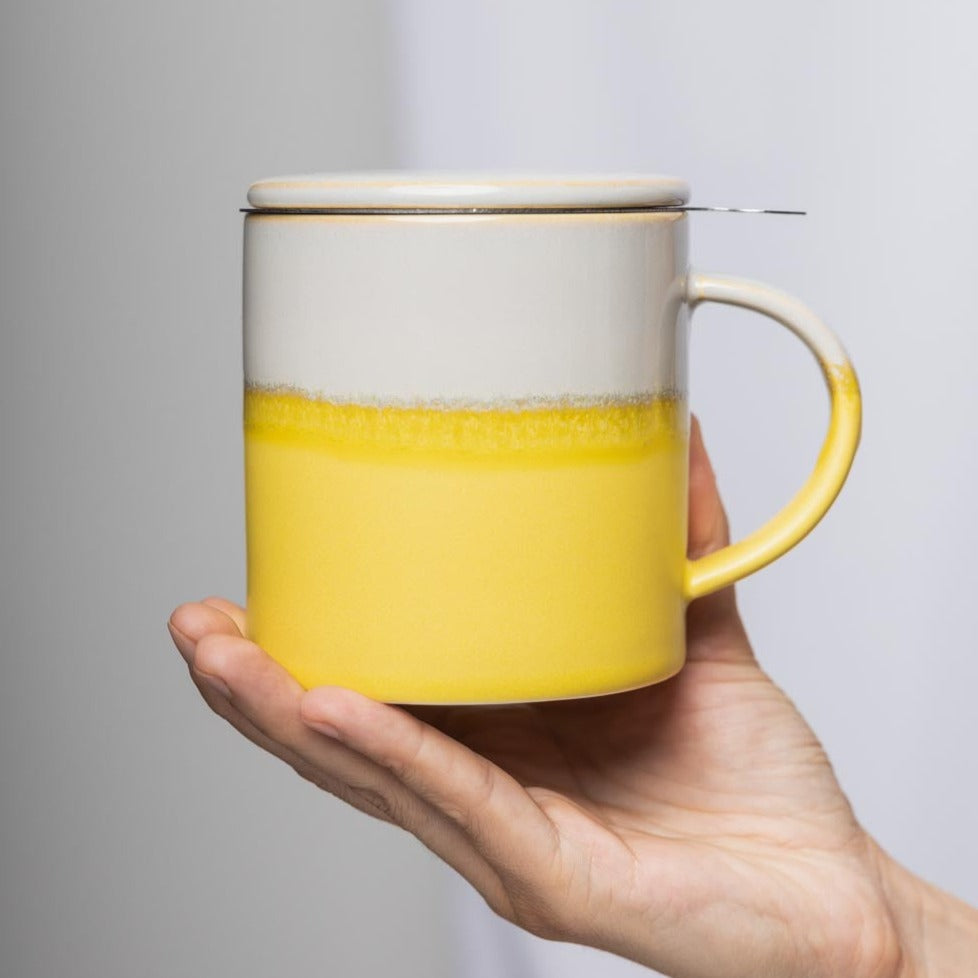 Tea Cup Industrial - Yellow