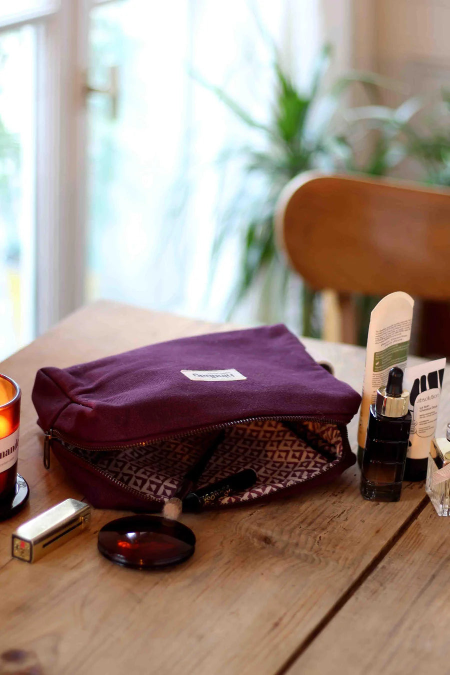 Leon Toiletry Bag - Plum