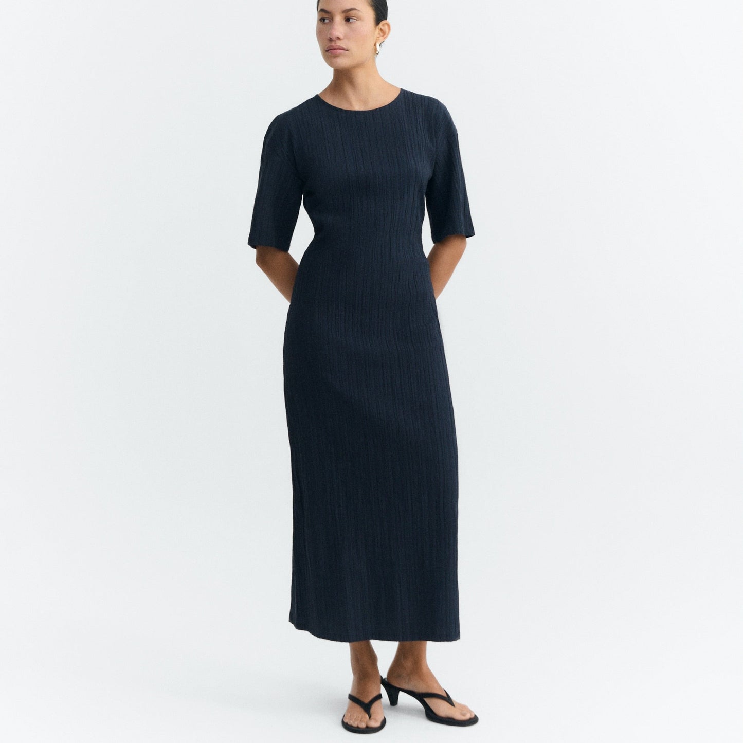 Kina Long Dress - Navy