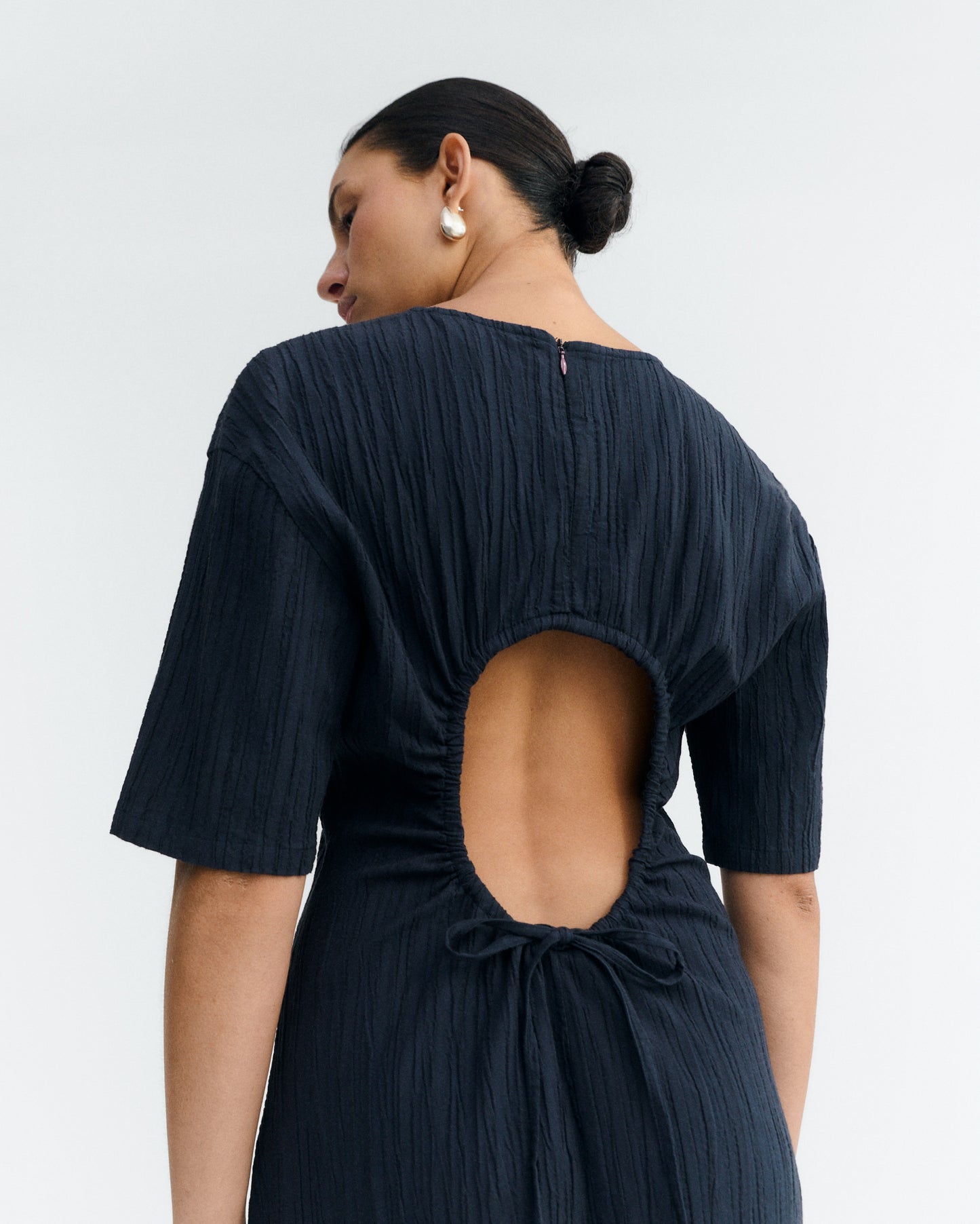 Kina Long Dress - Navy