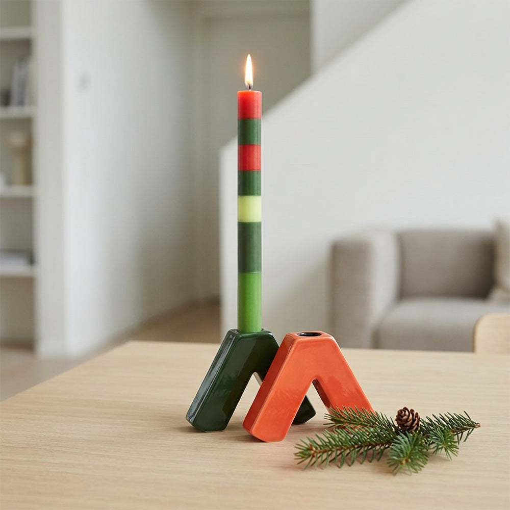 Candle Holder Whywhy - Pine Green