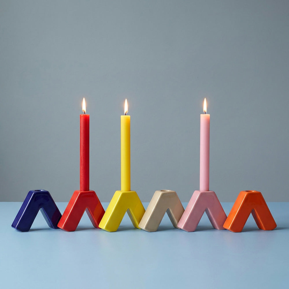 Candle Holder Whywhy - Citrus Yellow
