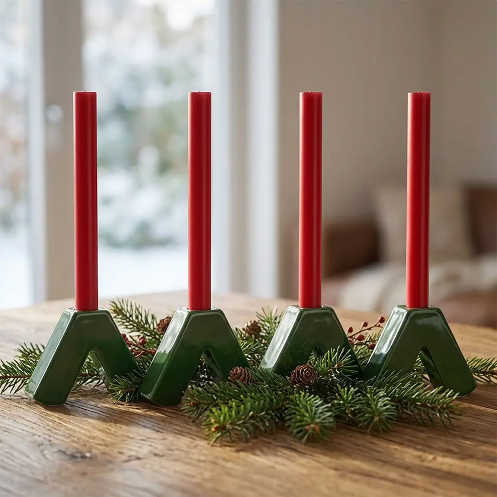 Candle Holder Whywhy - Pine Green