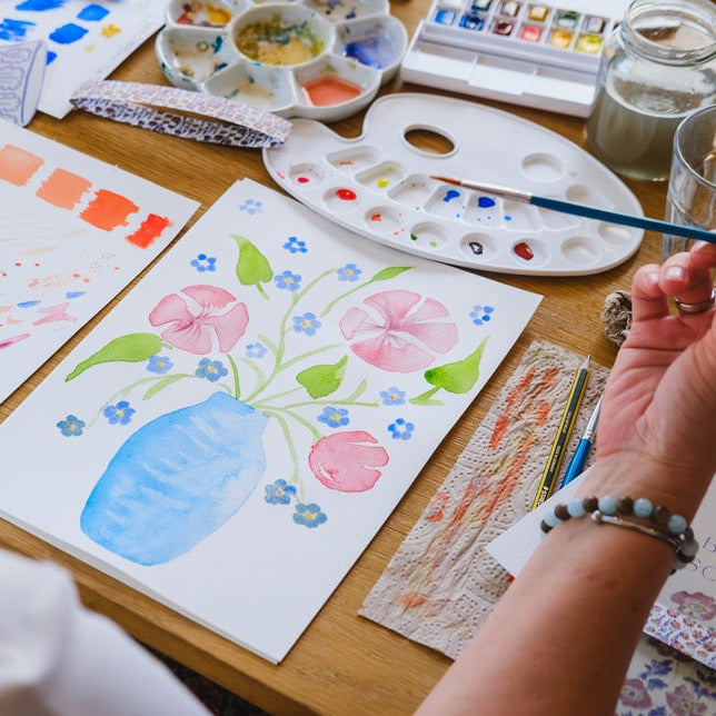 Workshop Botanical Watercolor Painting - By Wild & Bloem