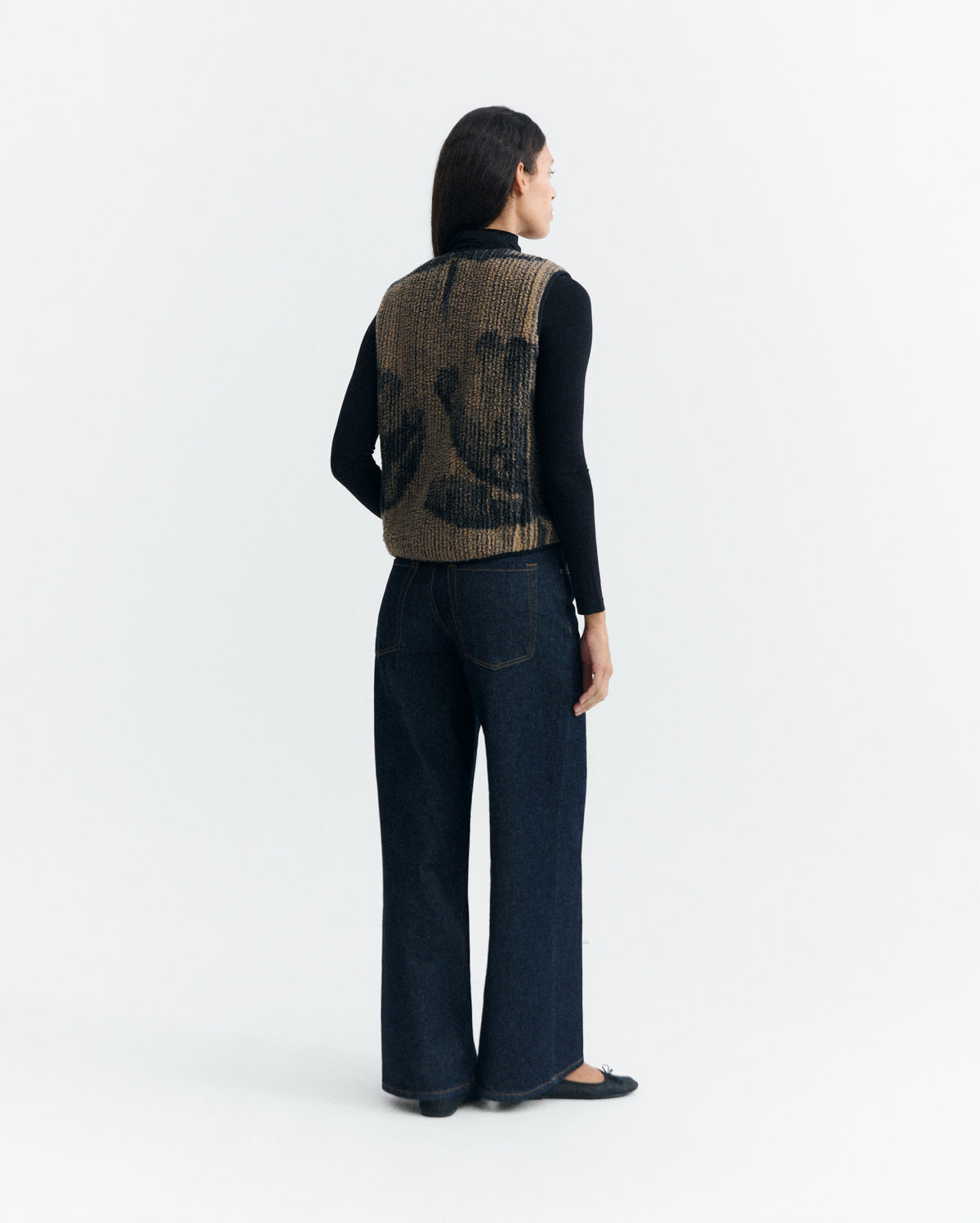 Jay Teddy Vest - Lotus Brown