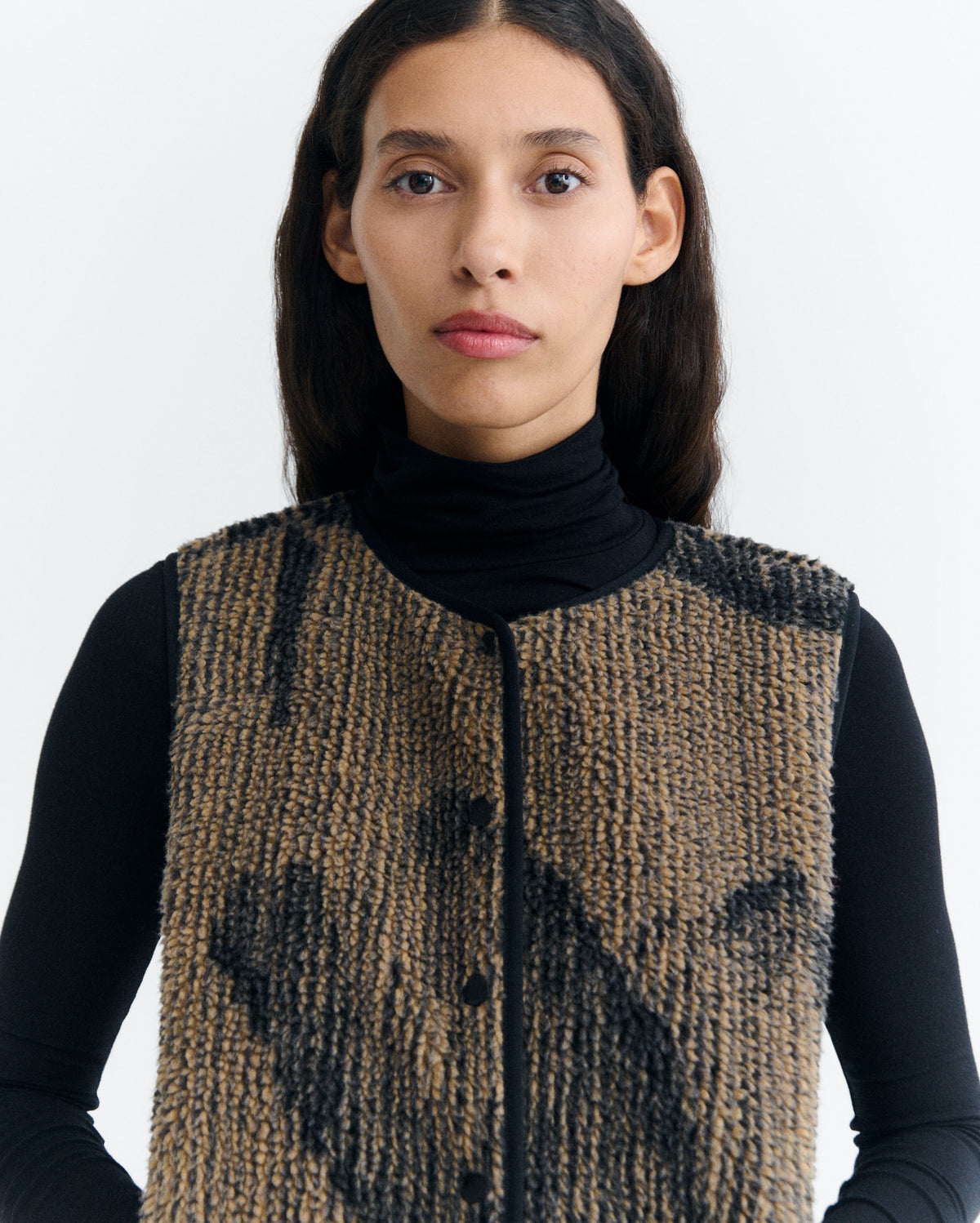 Jay Teddy Vest - Lotus Brown