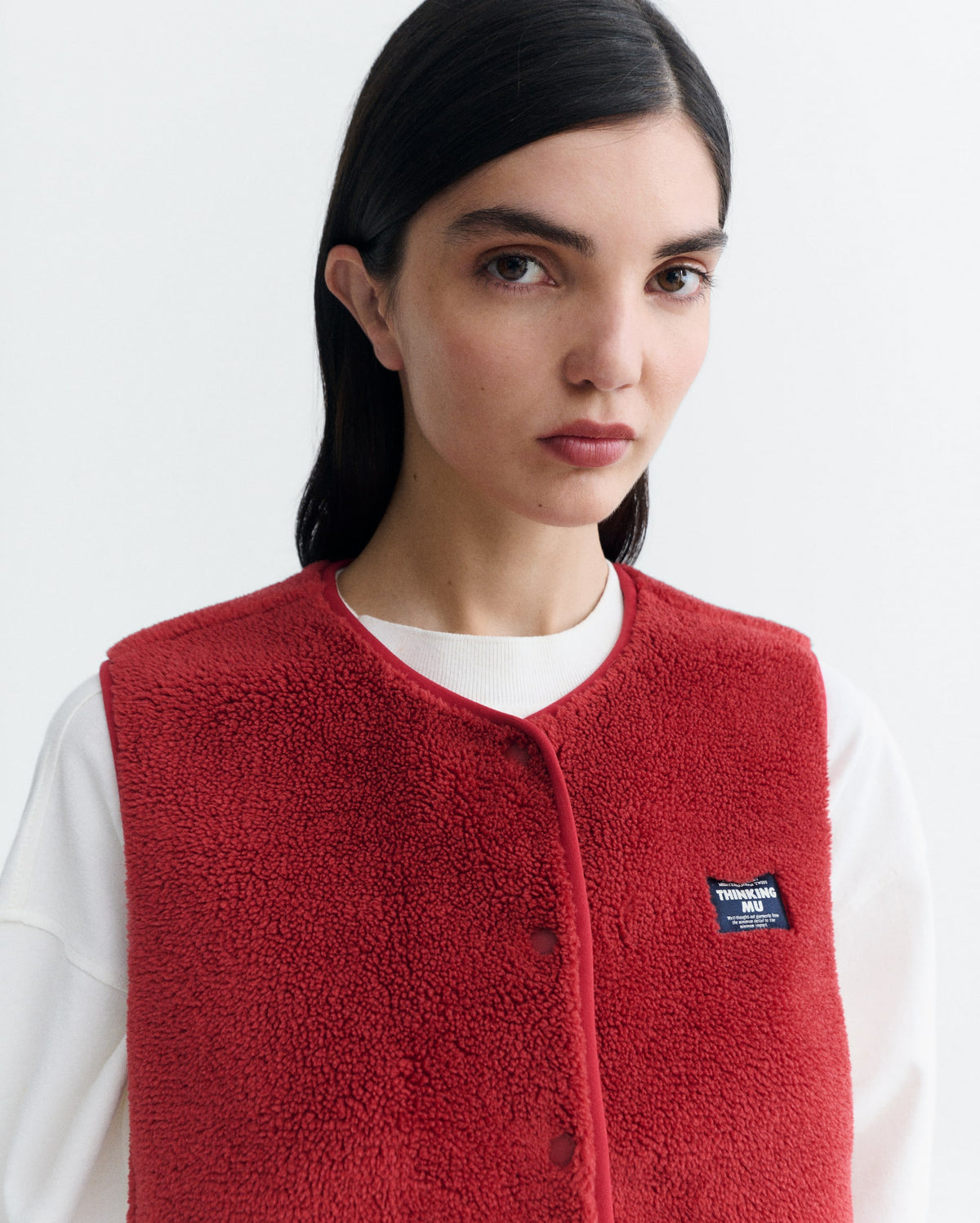 Jay Vest - Pale Red