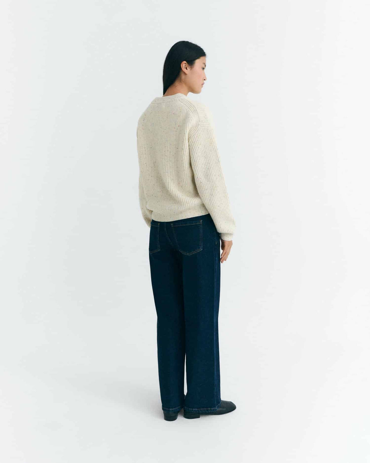 Carmen Knitted Sweater - Ecru