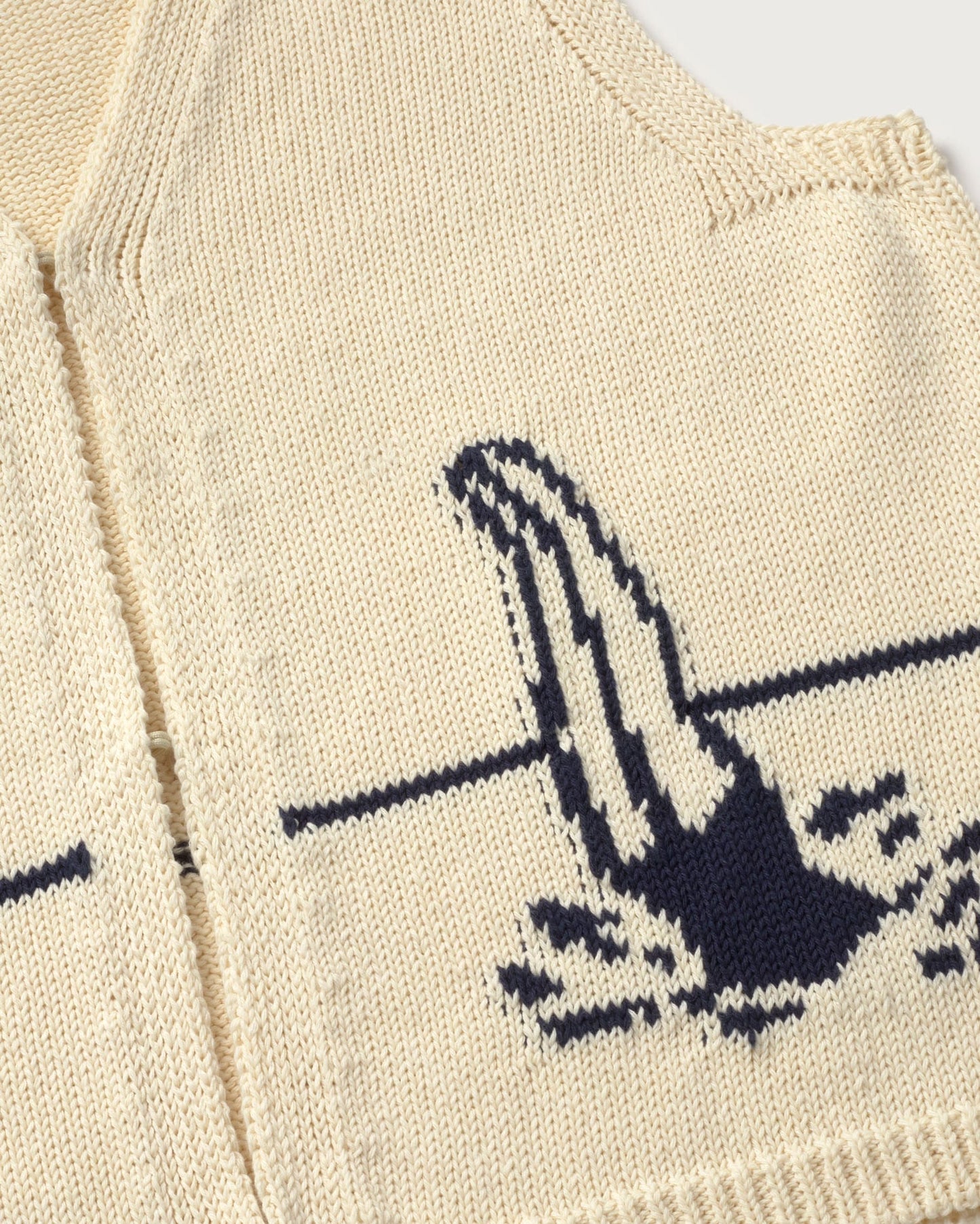 Knitted Vest Robbie - Ecru Swimmers