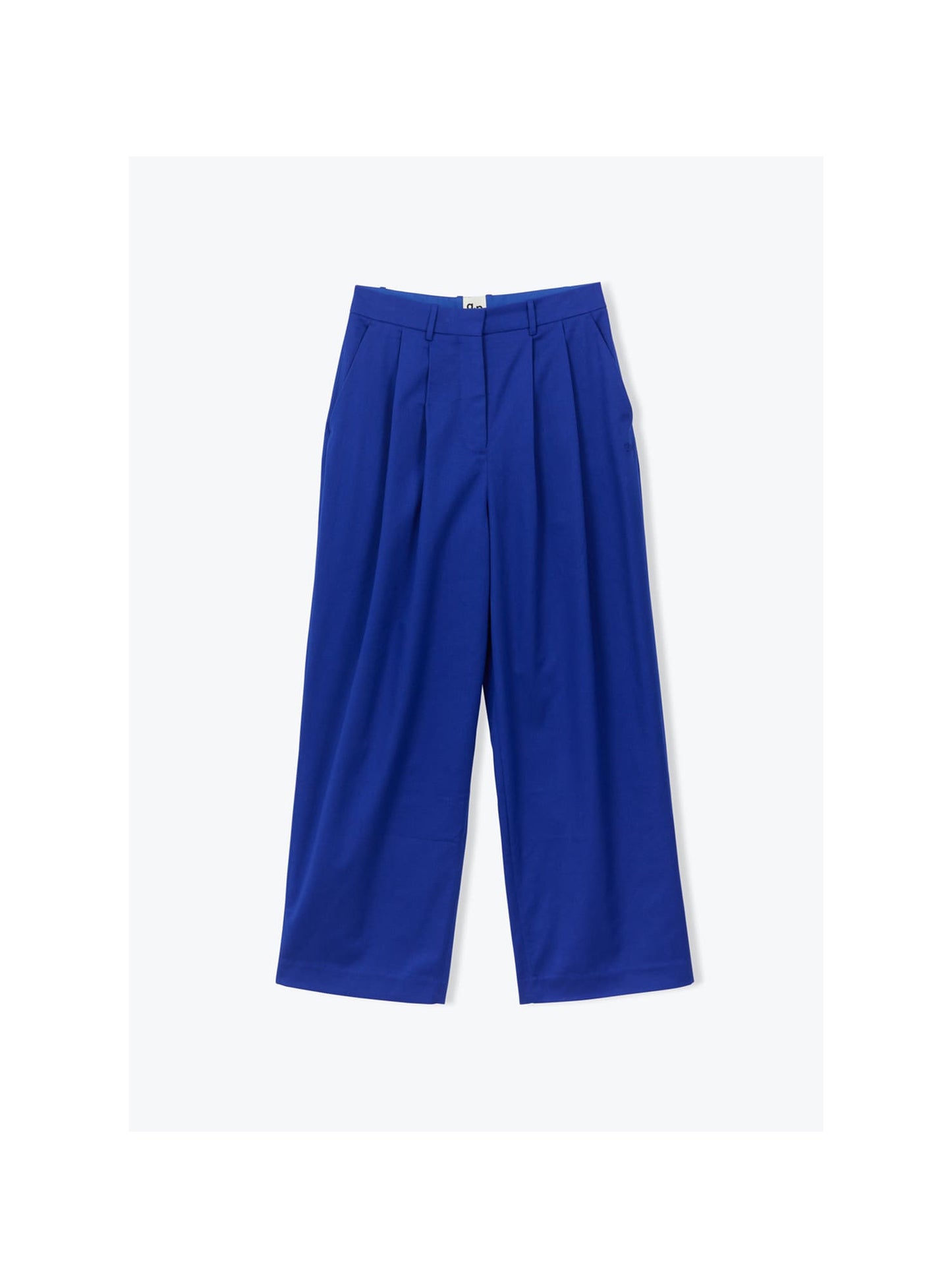 Pleated Trousers -  Cobalt