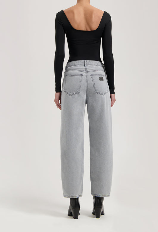 Brooke High Barrel - Light Grey